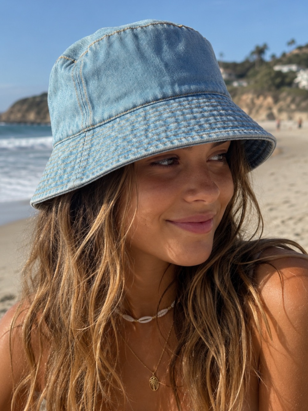 Rubi mid Denim Bucket Hat